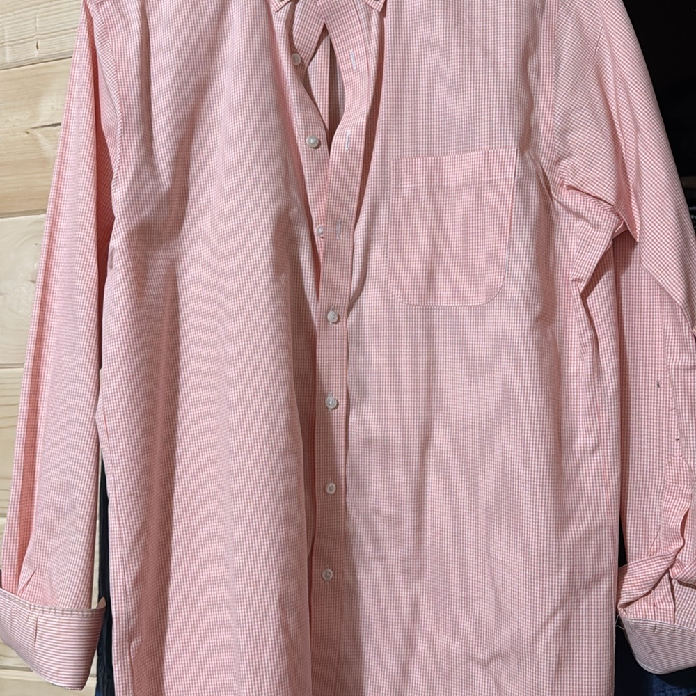 Men's Pink Checkered Shirt